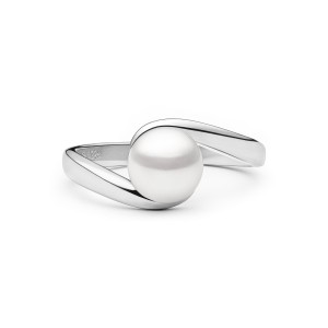 Inel cu perla naturala alba din argint DiAmanti SK22382R_W-G (Argint 925‰ 2,6 g.)
